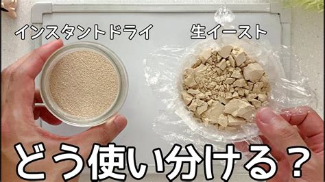 生イーストとインスタントの使い分け方を知るとパンが作りやすくなる！！ Youtube