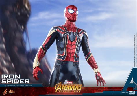 Avengers Infinity War Iron Spider Scale Figure By Hot Toys The