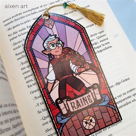 The Owl House Stained Glass Bookmarks Eda Clawthorne Raine Etsy