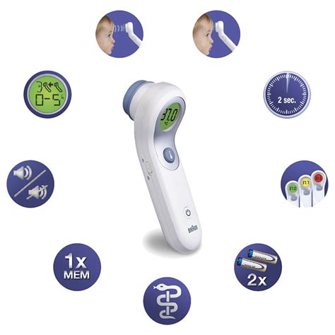 Braun Ntf No Touch Plus Forehead Thermometer