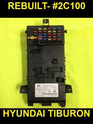 Find 2003 2008 Hyundai Tiburon Body Control Module BCM 4CYL FUSE BOX