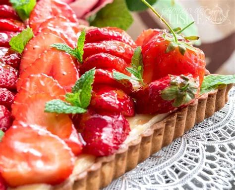 Tarte Aux Fraises Facile Et Rapide Amour De Cuisine