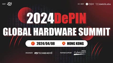 Il DePIN Global Hardware Summit 2024 si terrà al Cyberport di Hong Kong