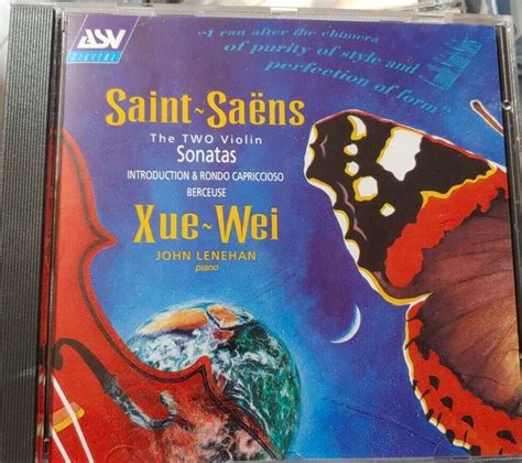 SAINT SAENS Violin Sonatas 1 2 CD Mint Condition