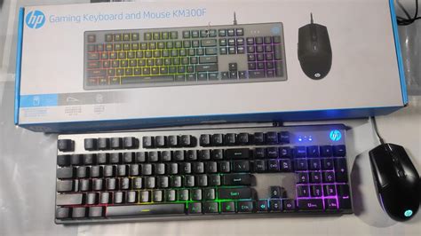 HP Gaming Keyboard And Mouse Combo KM 300F Unboxing Best Keyboard