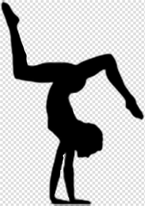 Artistic Gymnastics Handstand Silhouette Gymnastics Transparent