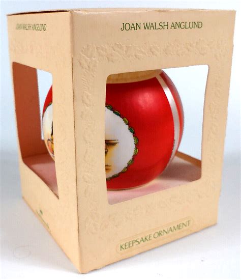 Vtg Hallmark Keepsake Satin Joan Walsh Anglund Ornament