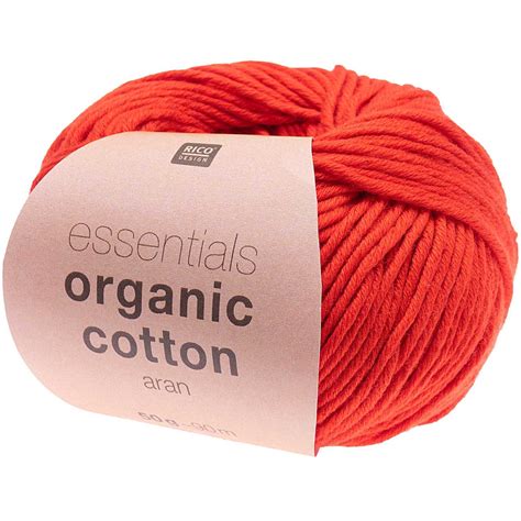 Organic Cotton Aran 10 Red Wolwinkel Filomena