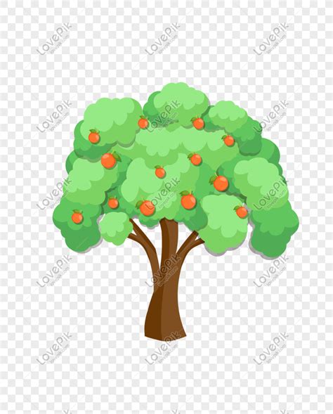 besar gambar pokok kartun pokok kartun warna vector besar gambar