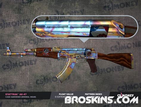 Pattern Rank On Ak 47 Case Hardened And Price Value Broskins Cs 2