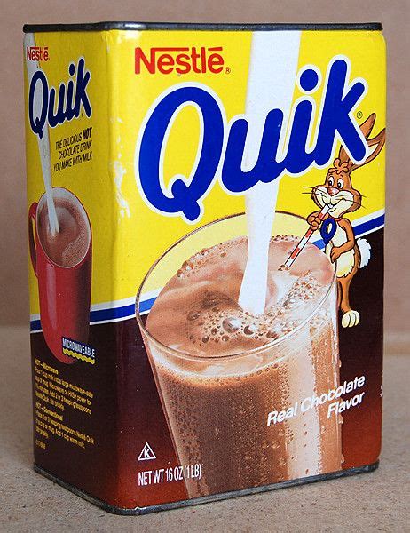 Nestle Quik 1980s Nestle Quik Retro Recipes Chocolate Milk Powder