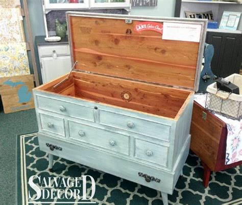 Mid Century Modern Cedar Chest Makeover Using Paint Couture And A Paint