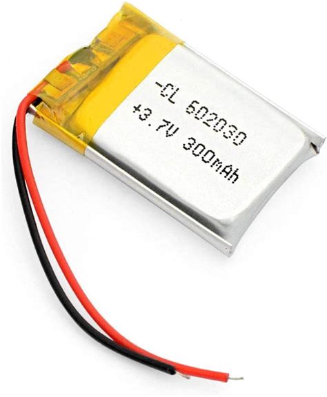 Bateria de polímero de lítio 602030 mAh 300 mAh 3 7 V Li PO bateria de