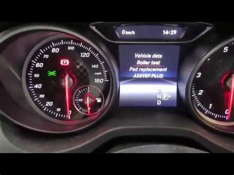 How To Reset Service Indicator On Mercedes A Class Youtube