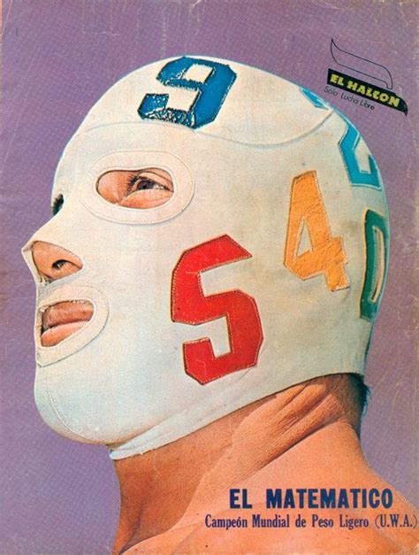 El Matematico Mexican Luchador Luchador Mask Lucha Libre Mexican Wrestler