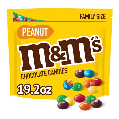 Mandms Peanut Chocolate Candy 38 Ounce Party Size Bag 48 Off