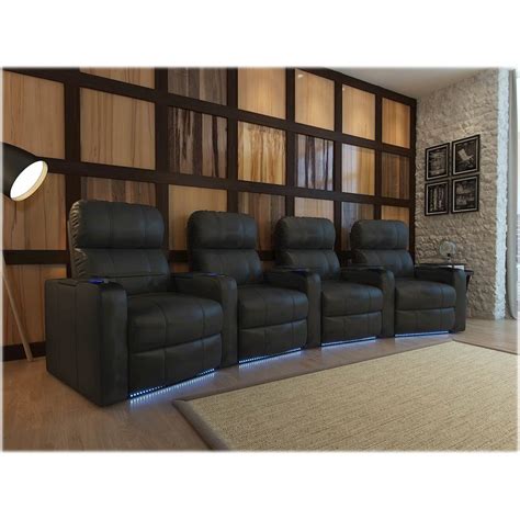 Best Buy Octane Seating Turbo Xl700 Curved 4 Seat Power Recline Home