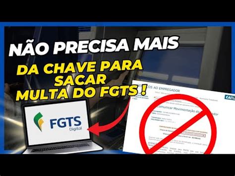 Como SACAR multa de 40 do FGTS pelo CELULAR NÃO precisa mais de