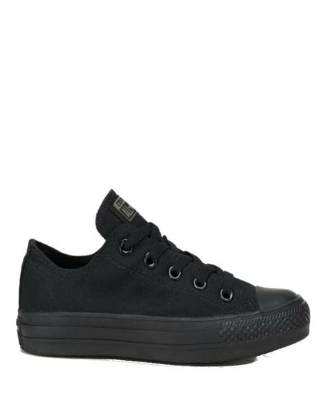 Converse Shoes Black Monochrome - Nuria Store