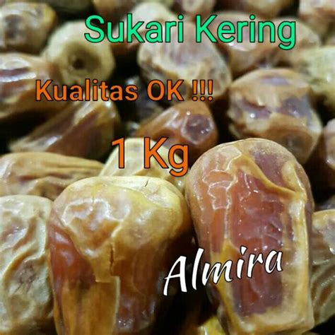 Jual Kurma Raja Sukari Kering Asli Original Kg Shopee Indonesia