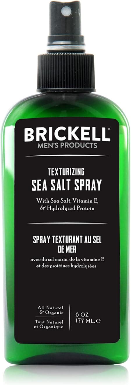 Brickell Spray De Sal Marina Texturizante Para Hombres Natural Y