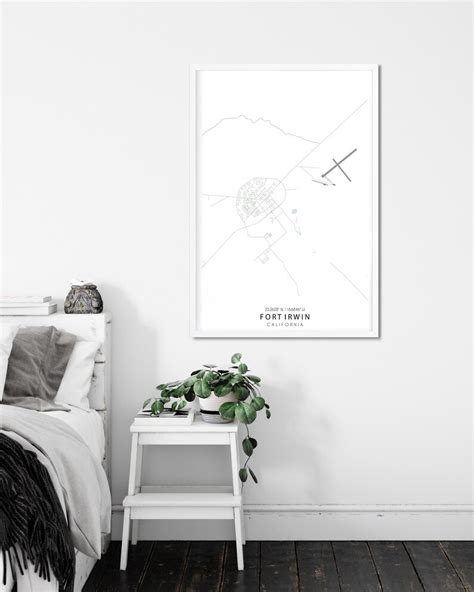 FORT IRWIN MAP Map of Fort Irwin Fort Irwin California Map - Etsy UK