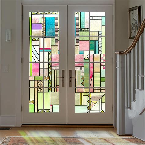 Amazon Luminmanta D Stained Glass Window Privacy Film Heat