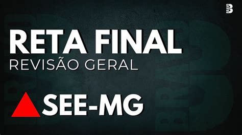 RETA FINAL SÓ QUESTÕES SEE MG YouTube