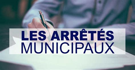 Les arrêtés municipaux Site officiel de la mairie de Margny lès Compiègne