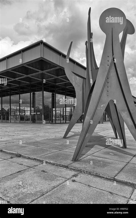 BERLIN GERMANY JULY 2015 Exterior View Of The Neue Nationalgalerie