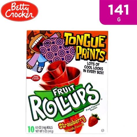 Buy Betty Crocker Fruit Roll Ups Strawberry 141 G توصيل