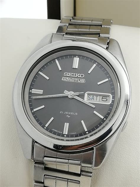 Seiko Actus Black Dial Men Catawiki