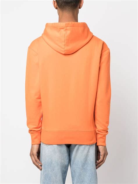 appliqué logo cotton hoodie Maison Kitsuné Eraldo