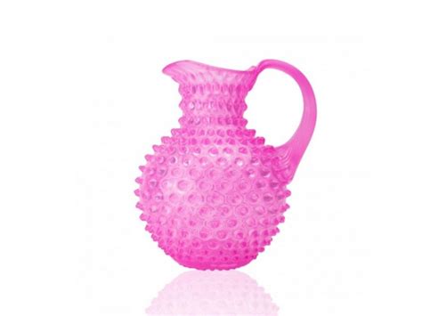 Alice S Paris Hobnail Jug 2L Neon Pink Anna Von Lipa Glas Dining