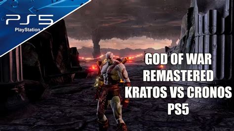 God Of War 3 Kratos Vs Cronos Remastered Ps5 Youtube