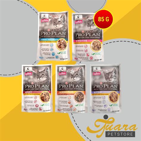 Jual Makanan Kucing Basah Wet Food Pouch Pro Plan Kitten Chicken Salmon