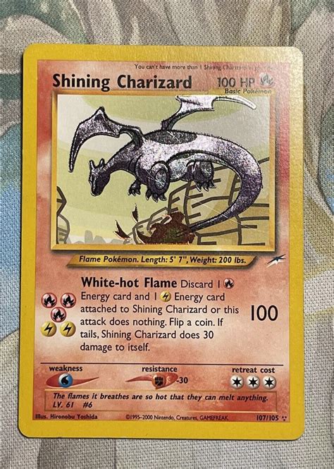 Mavin Pok Mon Tcg Shining Charizard Neo Destiny Holo Unlimited