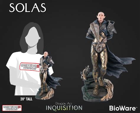 Solas Dragon Age Inquisition Gaming Heads Statue