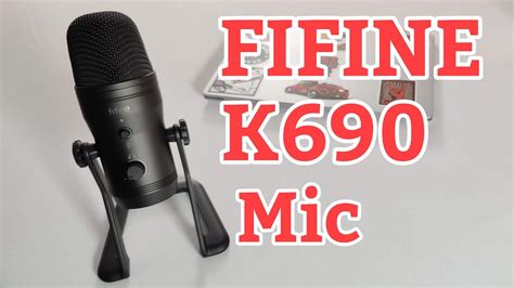 Fifine Usb Microphone K690 Setup Features Quality Impressions And A Little Christmas Cheer Too