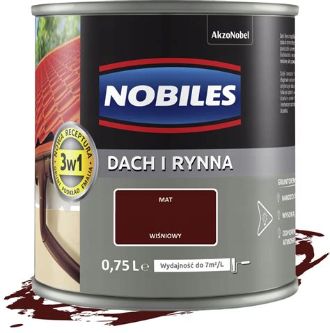 Nobiles Dach I Rynna Farba Do Blachy Ocynkowanej Wi Niowa Mat L