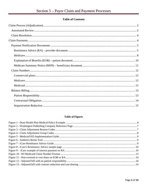 PDF Section 5 Payer Claim And Payment Processes Section 5 Payer