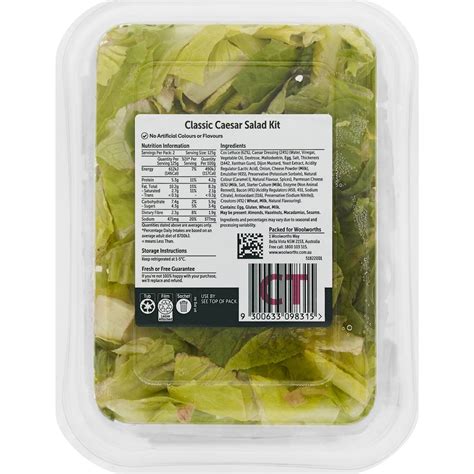 Woolworths Caesar Salad Kit Tub 250g Woolworths