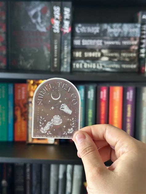 Acotar Holographic Sticker Suriel Tea Co Kindle Stickers Fantasy Stickers Etsy