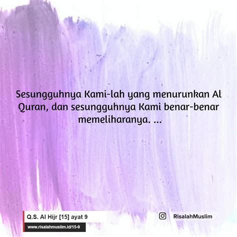 Detail Surat Al Hijr Ayat 9 Beserta Artinya Koleksi Nomer 12