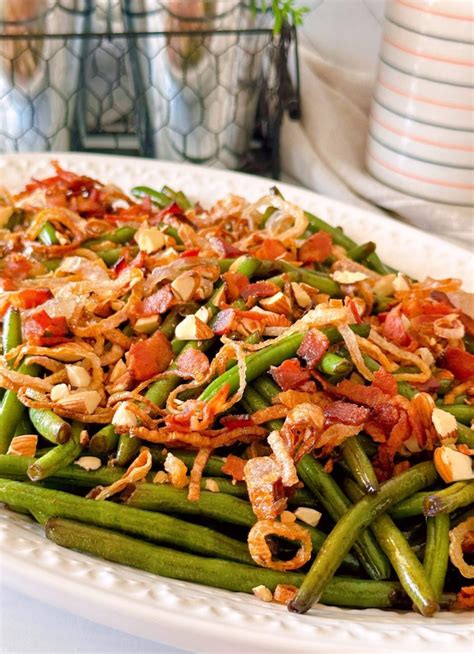 Balsamic Glazed Green Beans With Bacon Norines Nest