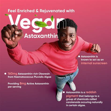 Vegan Astaxanthin Mg Capsules Pure Hawaiian Haematococcus