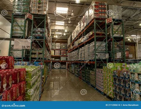 Interior Of A Costco Store Editorial Stock Image Image Of Inside