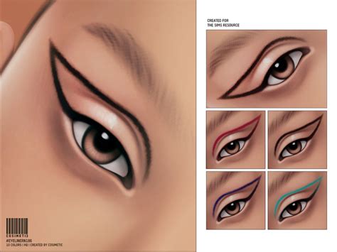 The Sims Resource Graphic Eyeliner N