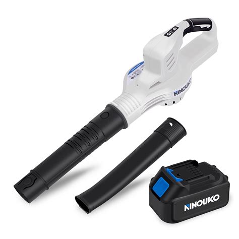 Ninouko V Cordless Leaf Blower Mph With Ah Battery And Charger