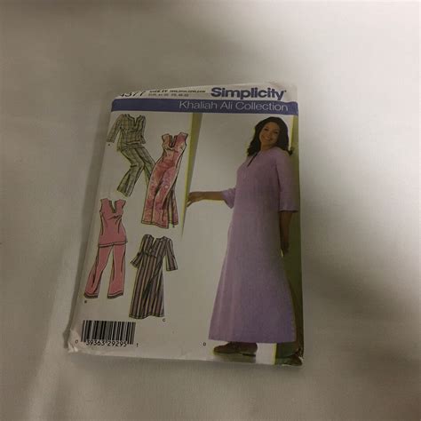 Simplicity Khaliah Ali Sewing Pattern Womens Nightgown Kimono Two